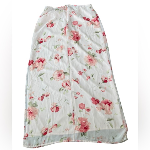 Compagnie Internationale Express Vintage 90s Witchy Whimsical Floral Maxi Skirt - Picture 3 of 5